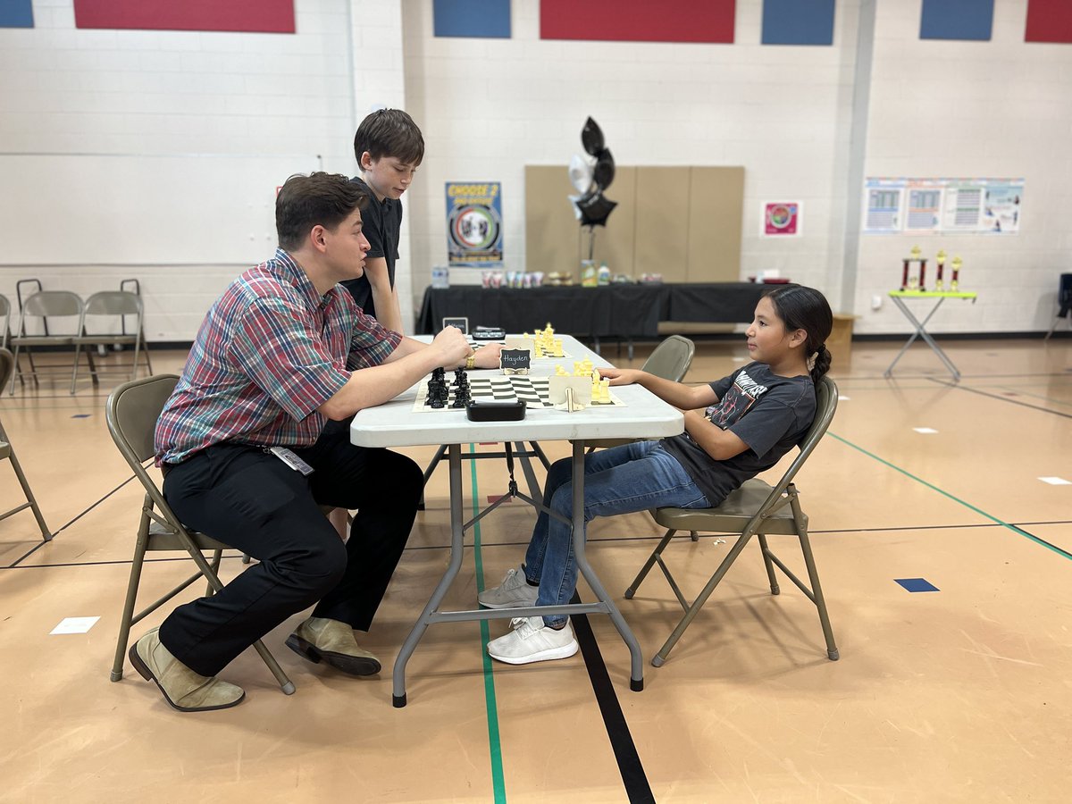 candace_oh's tweet photo. Getting ready for the CPE Chess Tournament! How exciting 😄 @CPECougars #BuildingExcellence https://t.co/Rhe3vapRrD