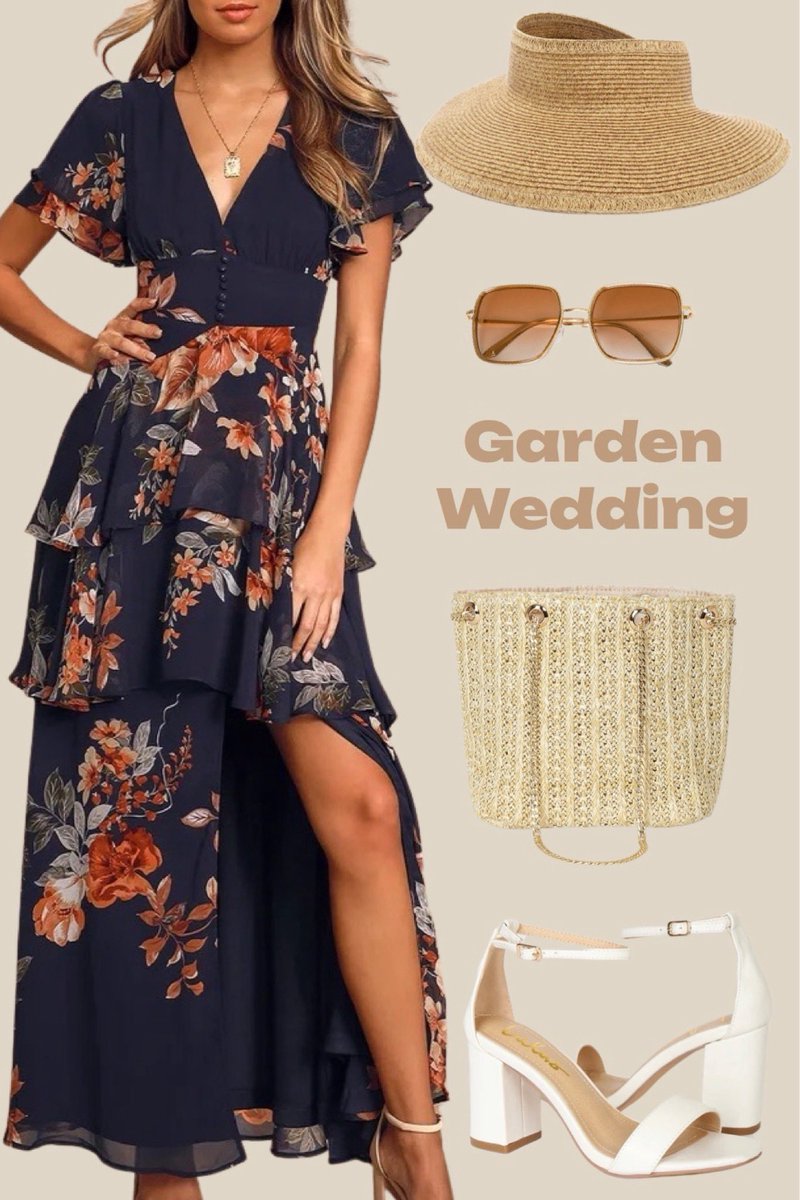Outdoor wedding guest outfit idea.

#summerdress #weddingguestdress #floraldress #whitesandals #summeroutfit

#LTKwedding #LTKstyletip 

#liketkit #LTKParties #LTKFindsUnder100 #LTKSeasonal

Shop the look:
liketk.it/4FHW8