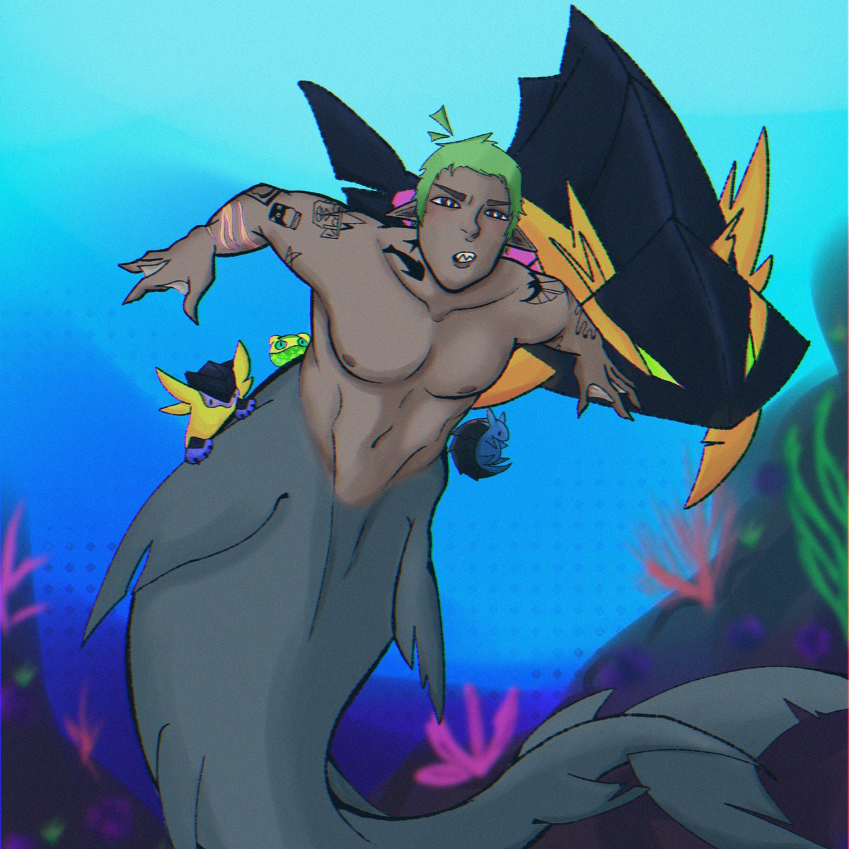 Gekko is a kind shark but he doesn't play around when it comes to defending his friends

#Gekko #ValorantArt #mermay