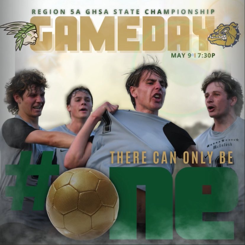 McIntosh vs Decatur! 5A State Championship! Tonight 7:30 at Duluth HS! Go Chiefs! #ChiefNation #ChampionsFindAWay @GA_HS_Soccer @FayetteSports