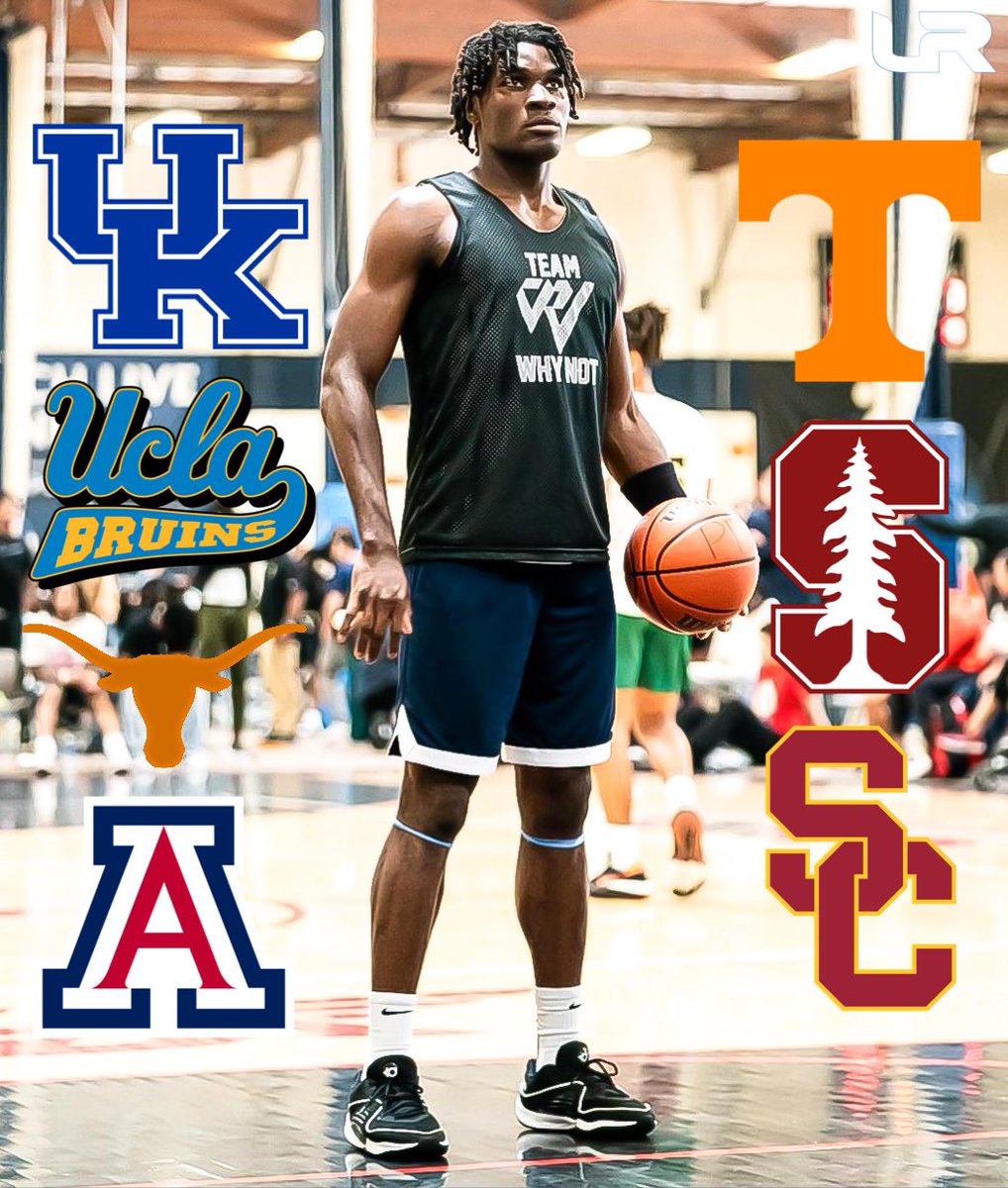 2025 Top-25 recruit Tounde Yessoufou tells @LeagueRDY he’s hearing the most from these schools: Kentucky Tennessee Arizona Texas UCLA USC Stanford Yessoufou is a tough, physical forward who has been one of the top players on the @NikeEYB through the first two sessions. A name…