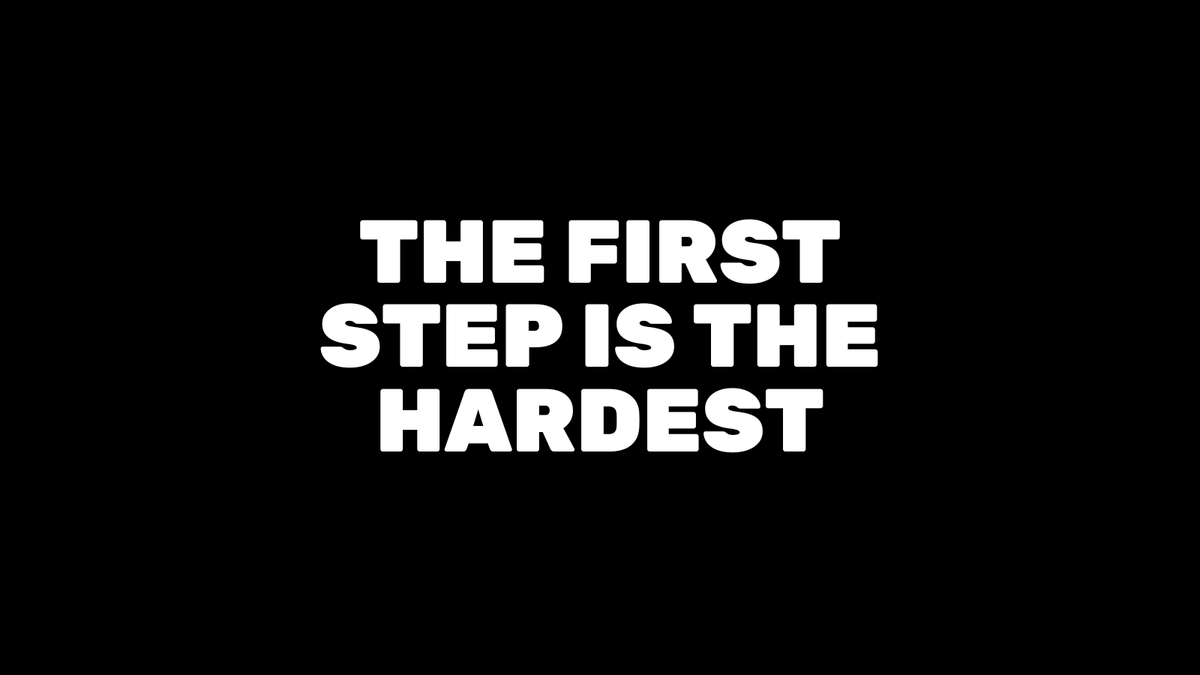 Taking that first step in recovery is so so hard. But opening up to others can really change things for the better. We're here for you if you'd like to take that first step 💜