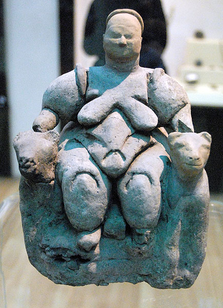 Chair Evidence-Seated Woman

⏰ Exist: 6,000 BCE - 5,500 BCE
Chair Evidence-Seated Woman, Turkey.
🔬Info: today in Museum of Anatolian Civilizations in Ankara.