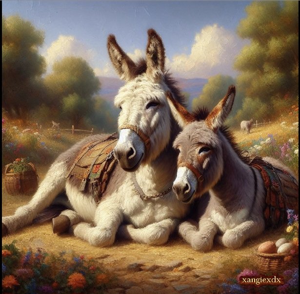 QT your Donkey art 🐴
