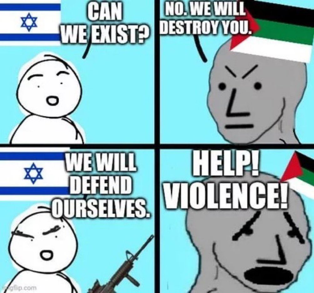 The Israel-Palestinian conflict in a nutshell.