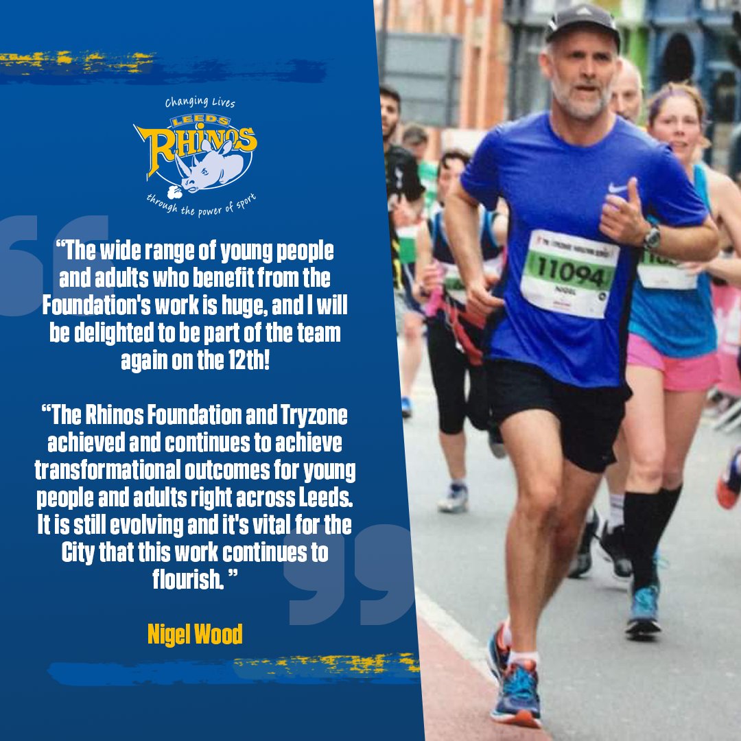 In just under 48 hours, 30 runners will take to the start line at AMT Headingley, ready to take on the @Rob7Burrow Leeds Marathon in aid of our Foundation🦏 Each runner has experienced their own journey to reach this point🏃‍♂️ Click to read their stories👉 bit.ly/44xNQV5