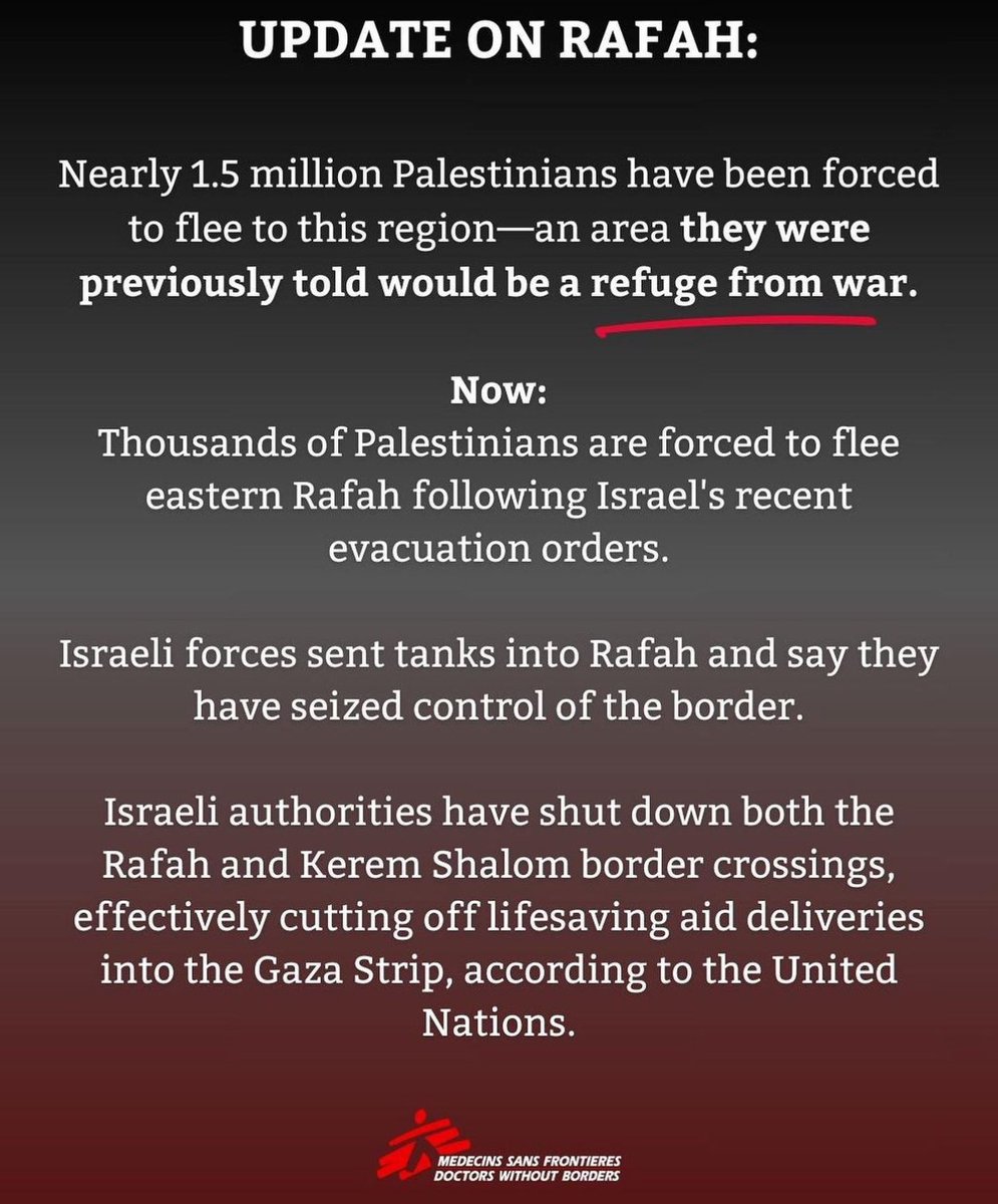 palestinians are being forced to evacuate from a place they were once told was a refuge.