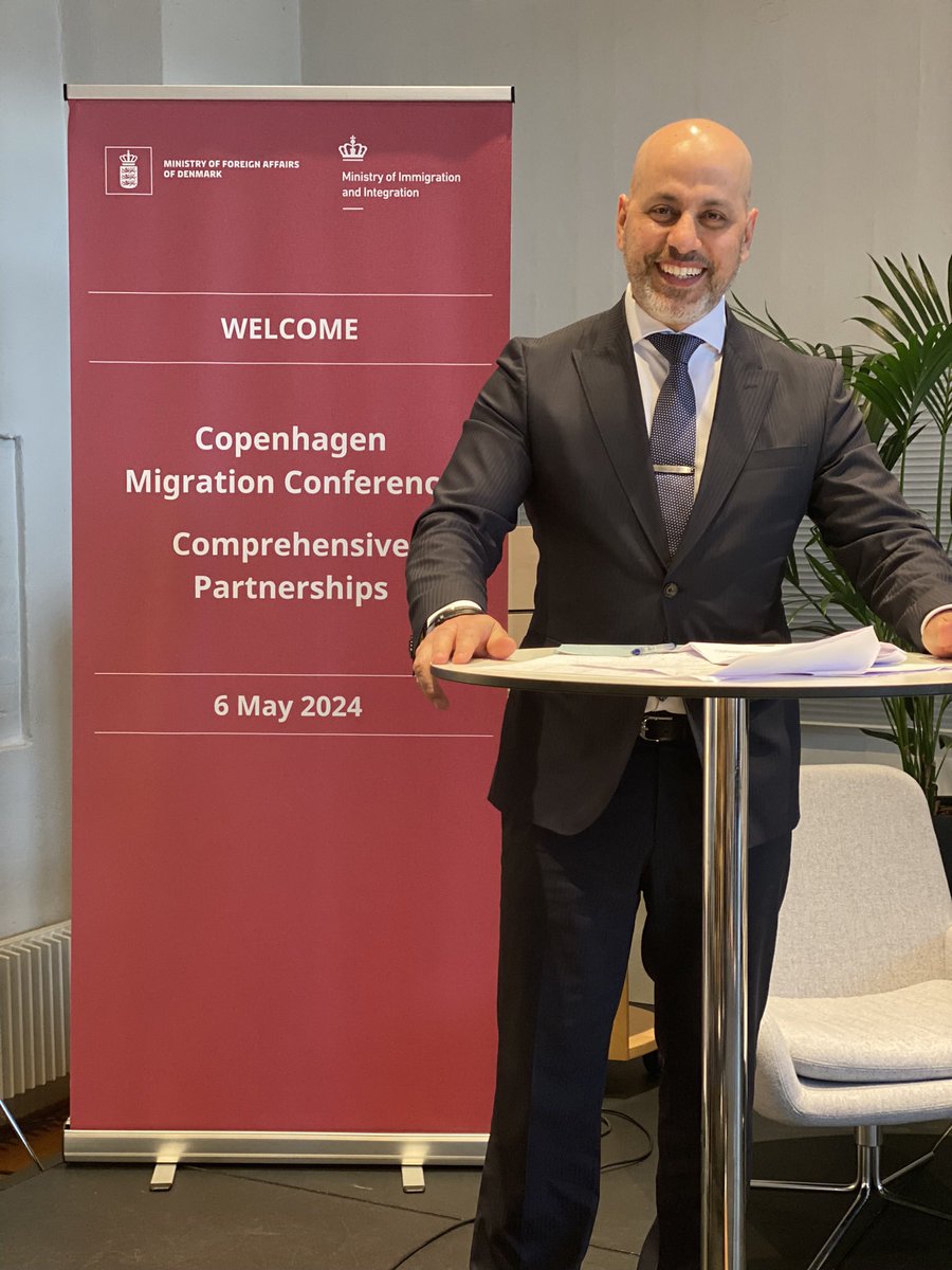 hani_lashin's tweet image. Pleasure interpreting yesterday’s Copenhagen Migration Conference organised by the Danish government and with high level participants from a broad range of African, Middle East &amp;amp; European countries, international organisations and key researchers .