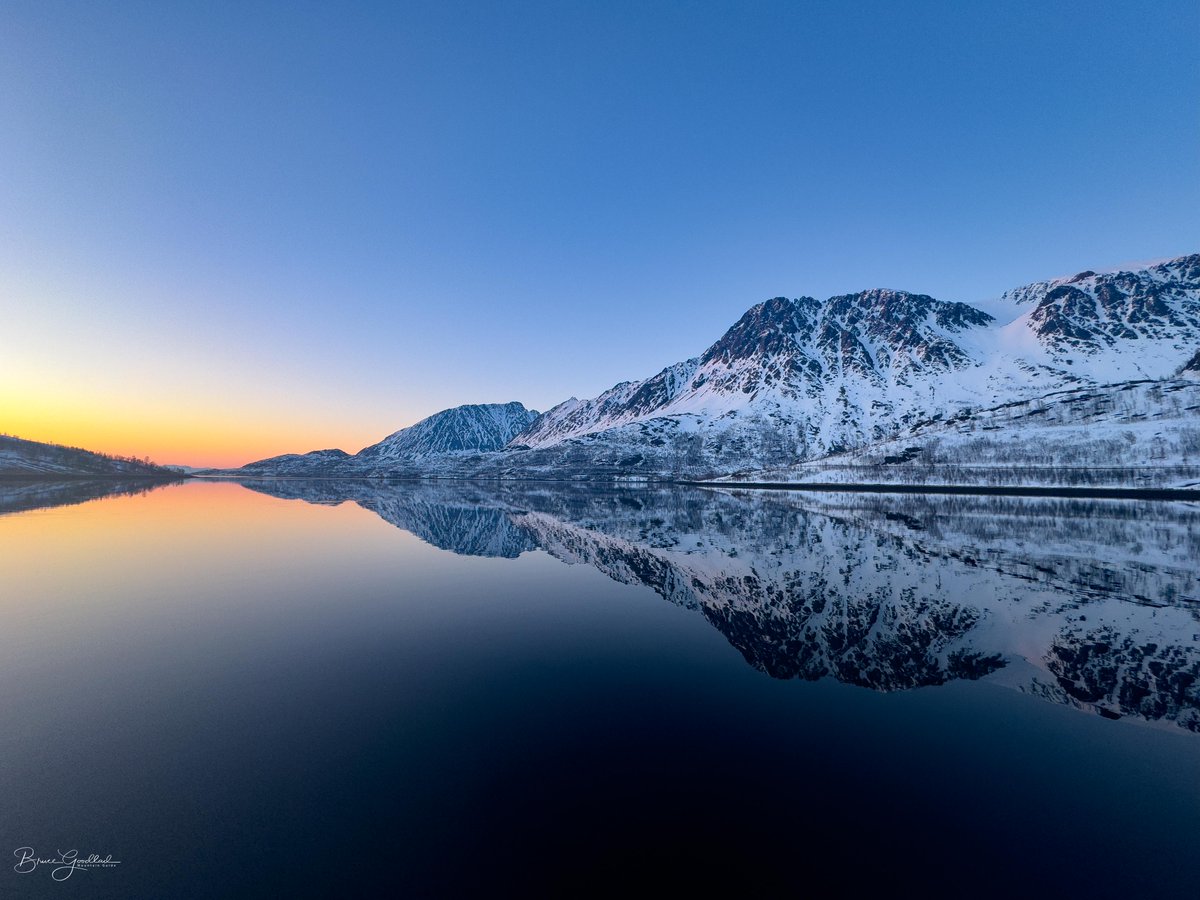 brucegoodlad's tweet photo. Stunning anchorage, amazing sunset, beautiful ski tour, powder at the top, crust in the middle spring at the bottom. Then reindeer stew followed by a sail across to the north side of Sternoya. 9 knots with the jib up gusting 30 knots. I guess we can call that a full day. https://t.co/FB2dpaFLQm