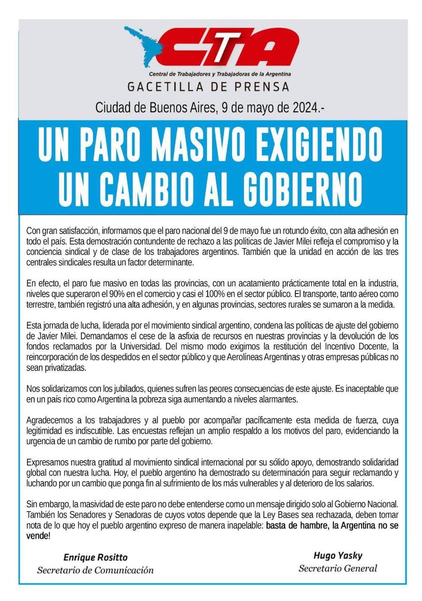 🔴UN PARO MASIVO EXIGIENDO UN CAMBIO AL GOBIERNO #CONADU #SomosLaUniversidadPública