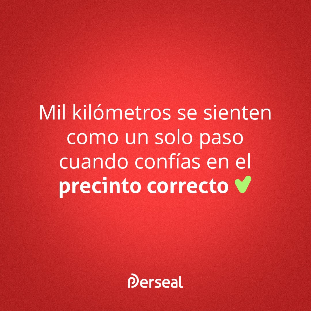 Con Perseal, mil kilómetros se sienten como un solo paso. Experimenta la tranquilidad de una logística segura y eficiente con nuestros precintos. 🌍✨
.
.
#Logística #seguridad #empresasperuanas #comercio #transporte #precintos #peru