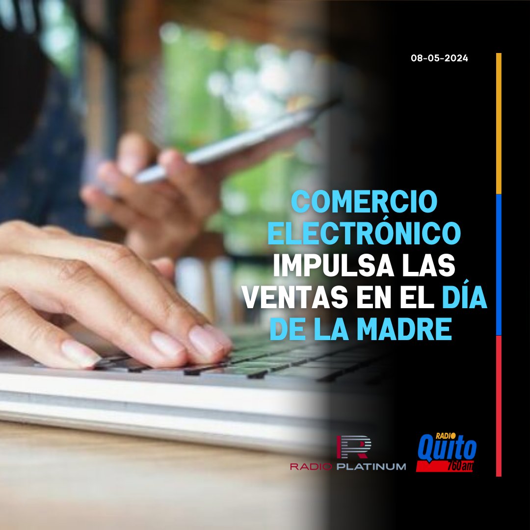 La @cece_ecuador proyecta un crecimiento significativo en las ventas en línea para el Día de la Madre, que se celebra en #Ecuador el segundo domingo de este mes. La Cámara estima un aumento no menor del 20% en las transacciones en línea. (EL COMERCIO)
