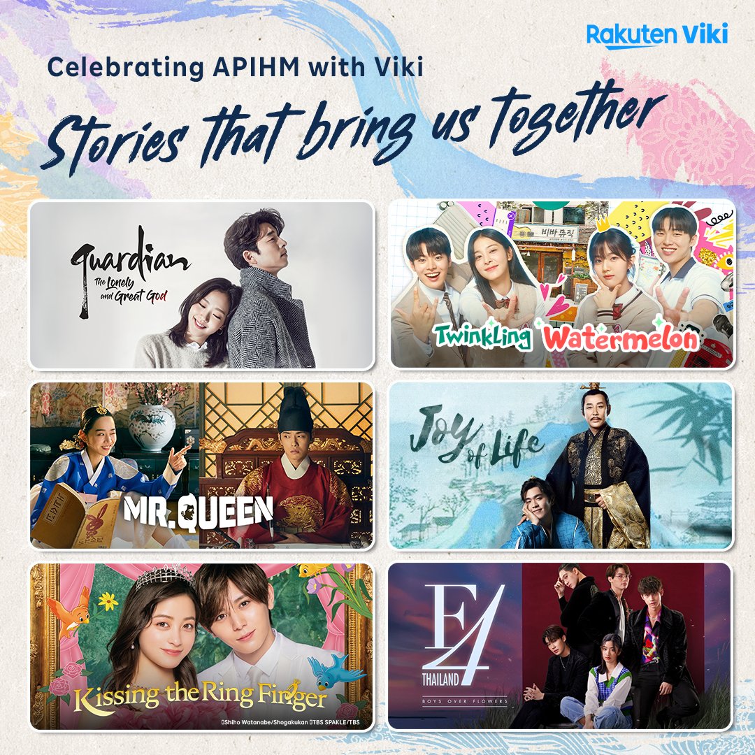 Viki's tweet image. Happy Asian Pacific Heritage Month!✨
Check out these beloved dramas, movies, and more in our #APIHM collection on Viki! What are you watching first? 🤩
viki.com/collections/30… 

#kdramas #cdramas #thaidramas #jdramas