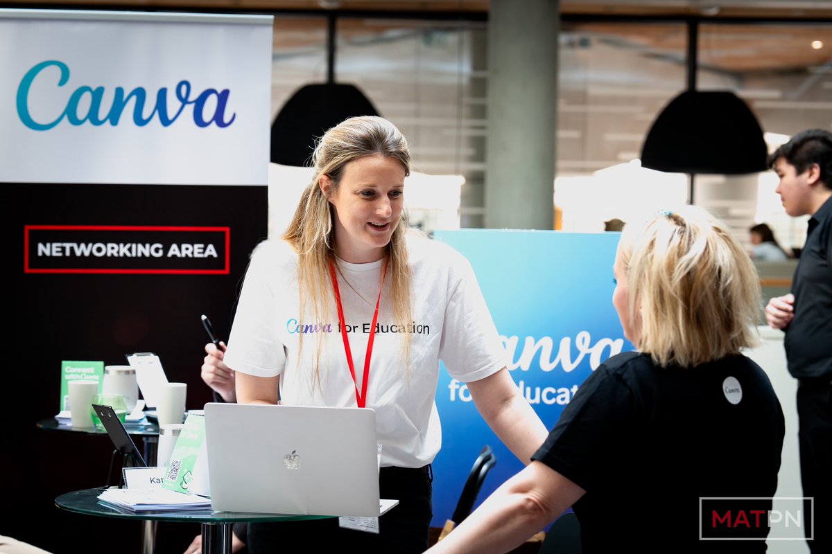 A wonderful day for the @CanvaEdu team at @MATPartNet Digital event. Loved talking to MAT leaders and schools about how their schools can use Canva to create, collaborate and communicate. Hopefully inspired a lot more schools to get set up to get all the Canva Magic! 🪄 ✨