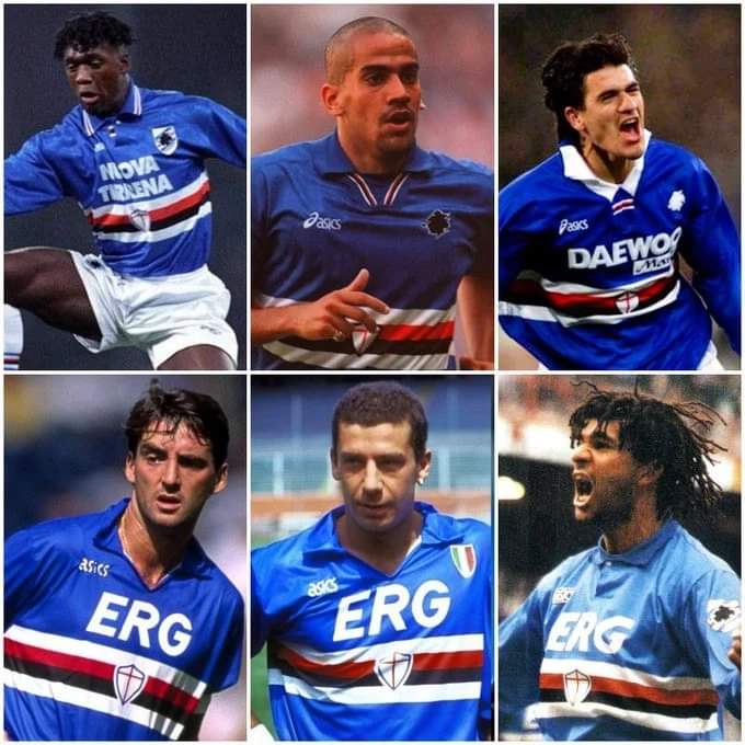 Some players for Sampdoria in the 90s:

Clarence Seedorf, Juan Sebastian Veron, Ariel Ortega, Roberto Mancini, Gianluca Vialli, Ruud Gullit & many more.....