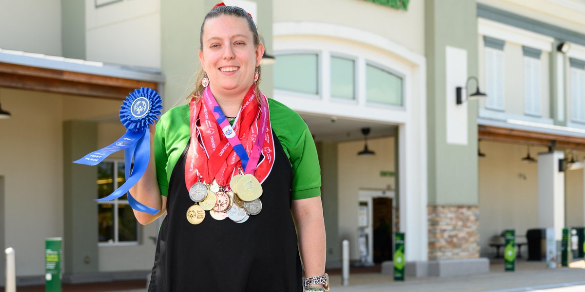 This month, several Publix associates will compete in Special Olympics State Summer Games. Please join us in wishing them good luck! 🥇 Learn more about these four associates preparing to go for the gold: spr.ly/6011jtuZx