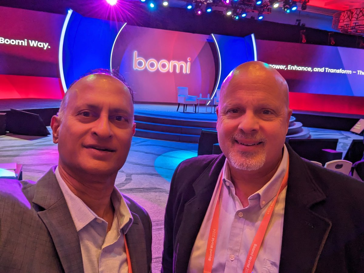 It was awesome to meet and learn from @santaferraro at #BoomiWorld
