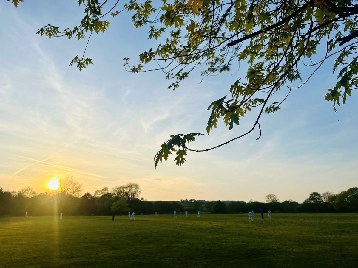 AnnieChave's tweet photo. An evening game @TiptonStJohnCC - we came a distant second but it was lovely weather and fine company! https://t.co/sKb2MWFgND