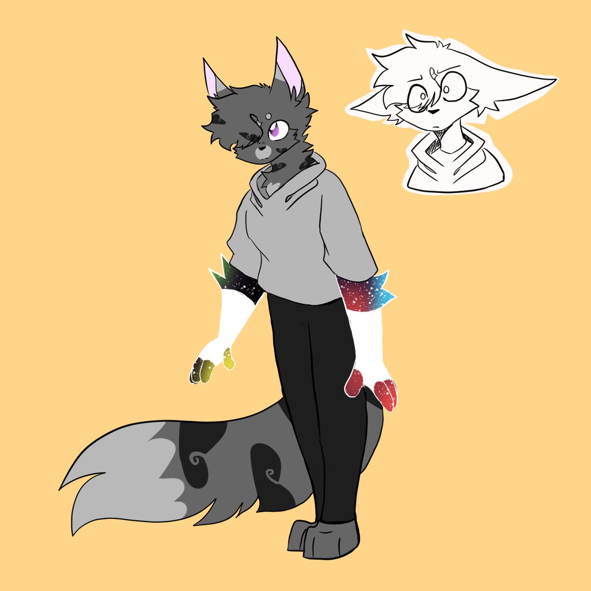 JumpyKit's tweet image. some characters that may or may not be appearing more in art streams and my media in general the last one's name is cloud i have more to post so expect more!