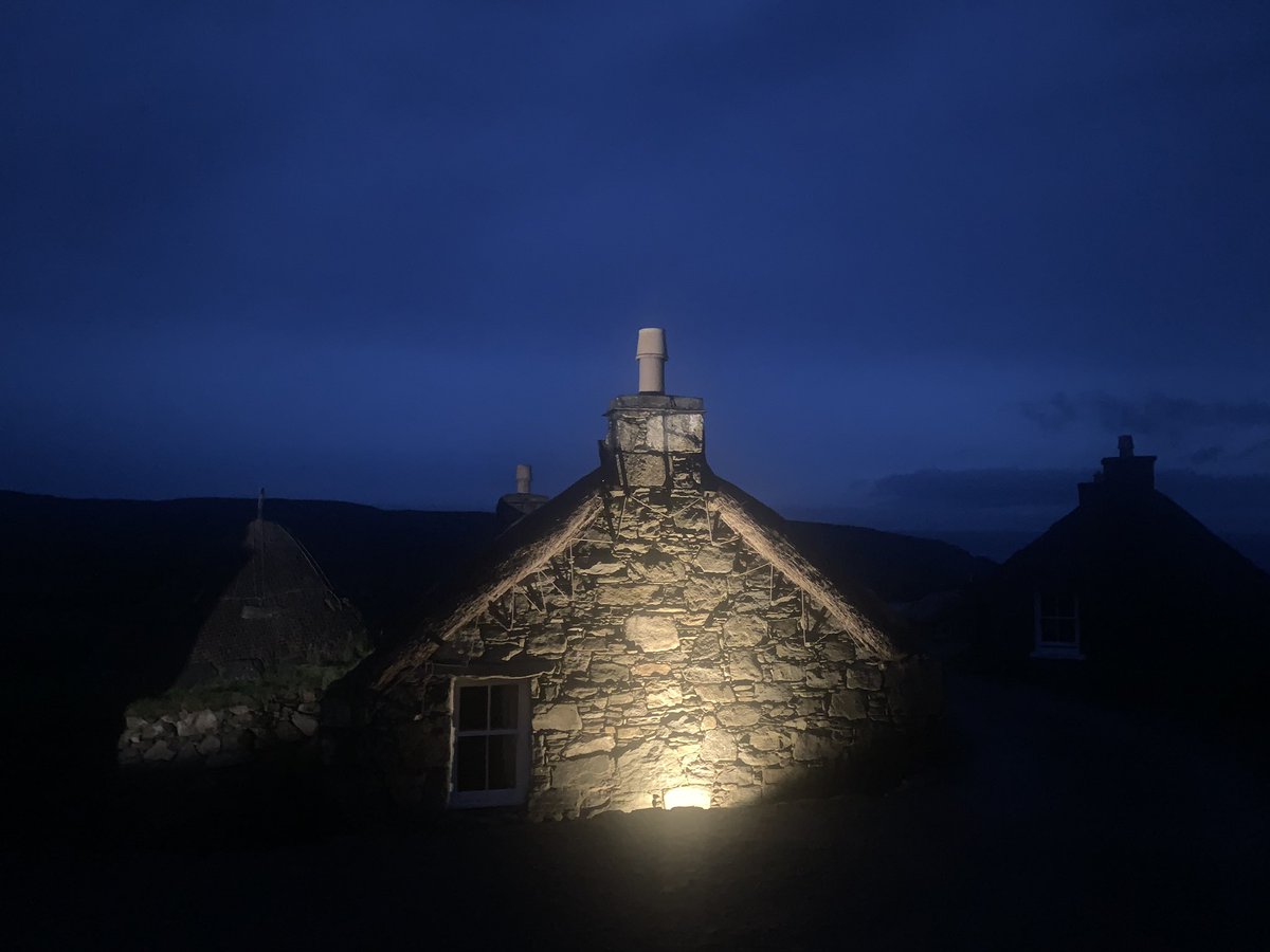 The light is wonderful on the Isle of Lewis even at 2240. Gearrannan Blackhouse Village. Beautiful x