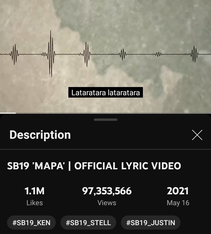 GUYS ETO KELAN NATIN IPAPA 100M?? 🥺 FIRST 100M NILA TO!! PLEASE STREAM DIN PO NATIN!! @SB19Official #SB19