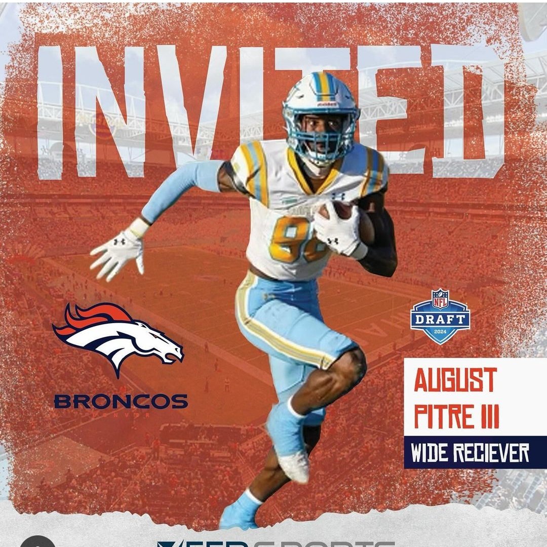 Southern University (WR) August Pitre III, Denver Broncos Rookie Minicamp May 10-12