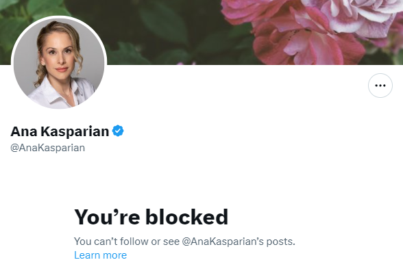 just got blocked by depraved scumbag Ana Kasparian for exposing her lie about why TYT keeps having deranged genocidal Zionist freak Ben Gleib, who was part of the assault on the UCLA student encampment, lead host their show. Ironically she whined about 'echo chambers' in the post