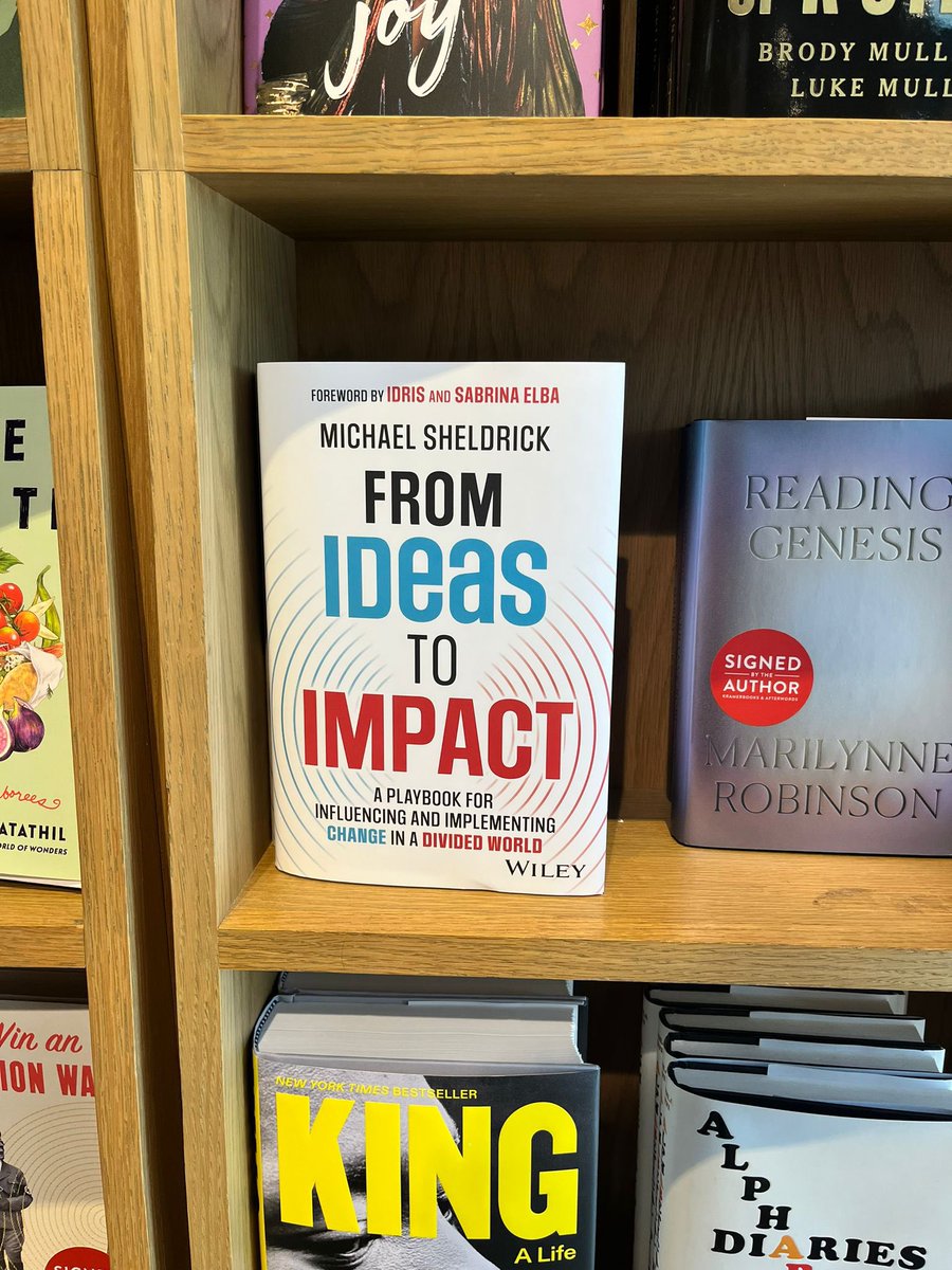 #FromIdeasToImpact spotted at @kramerbooks in Washington DC. One of its institution bookstores. Appreciate the reviews and feedback people have been sending. Looking forward to upcoming book talks in Geneva, London and other parts of the world 🌏