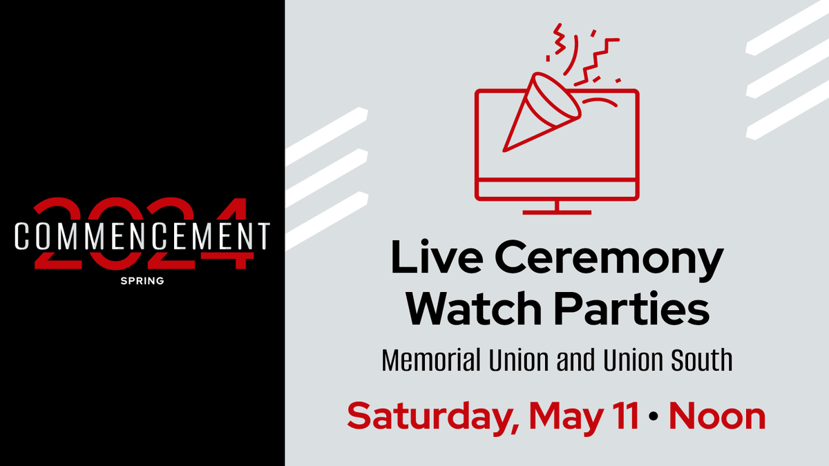 Spring 2024 Commencement weekend is here! 🔴🎓⚪️ From ceremony livestreams and logistics to parking info and FAQs, visit commencement.wisc.edu for everything you need to know to celebrate the #UWGrad Class of 2024.