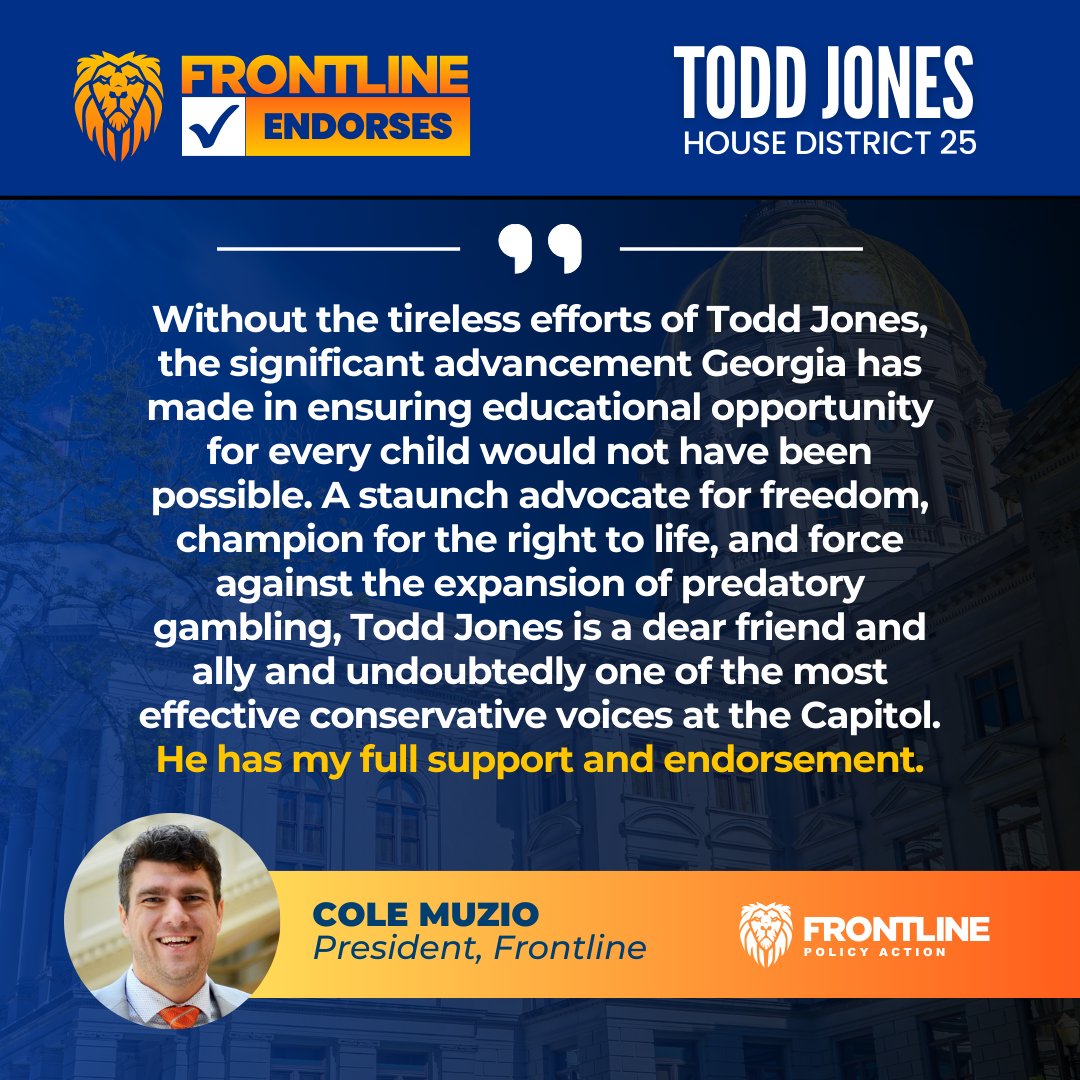 '@turntotodd is undoubtedly one of the most effective conservative voices at the Capitol.' - @ColeMuzio