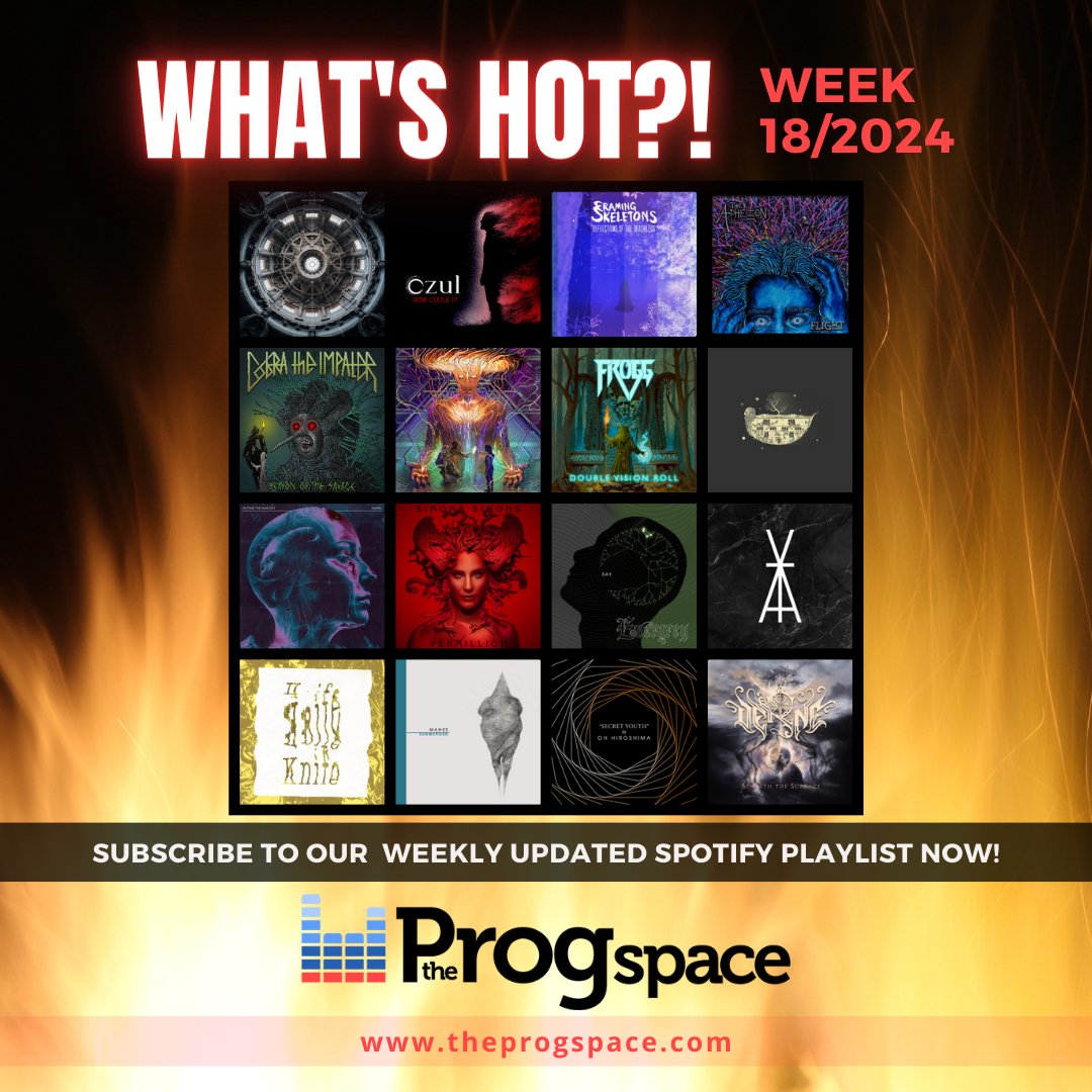🔥🔥 WHAT'S HOT?! UPDATE 🔥🔥 Already updated two days ago, next update potentially in three days already: get your listening in with our What's Hot?! Playlist! theprogspace.com/wh-playlist