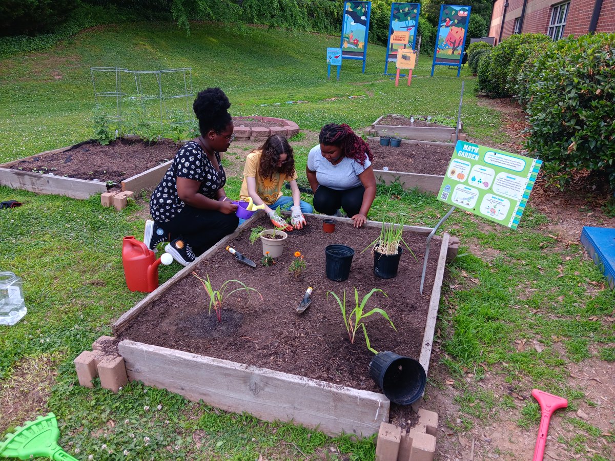 Thanks to Victoria Vazquez and the @scobb_eagles Gardening Club for providing native species, planning lessons, and assisting with @AustellEagles learning garden. #learningleadingandgrowingtogether @cobbscience