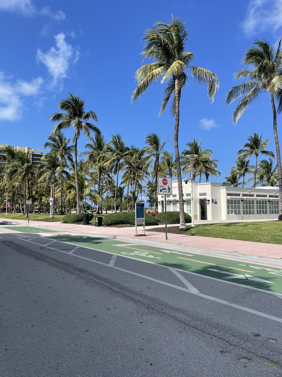 chrispy_atlas's tweet image. Huge thanks to the City of Miami Beach for the magnificent tour of impressive protected bike lane facilities and discussion on the #bikenetwork, #maintenance, #climatechange, and #community strategies!

Keep leading the way with the smart, equitable, and resilient investments!