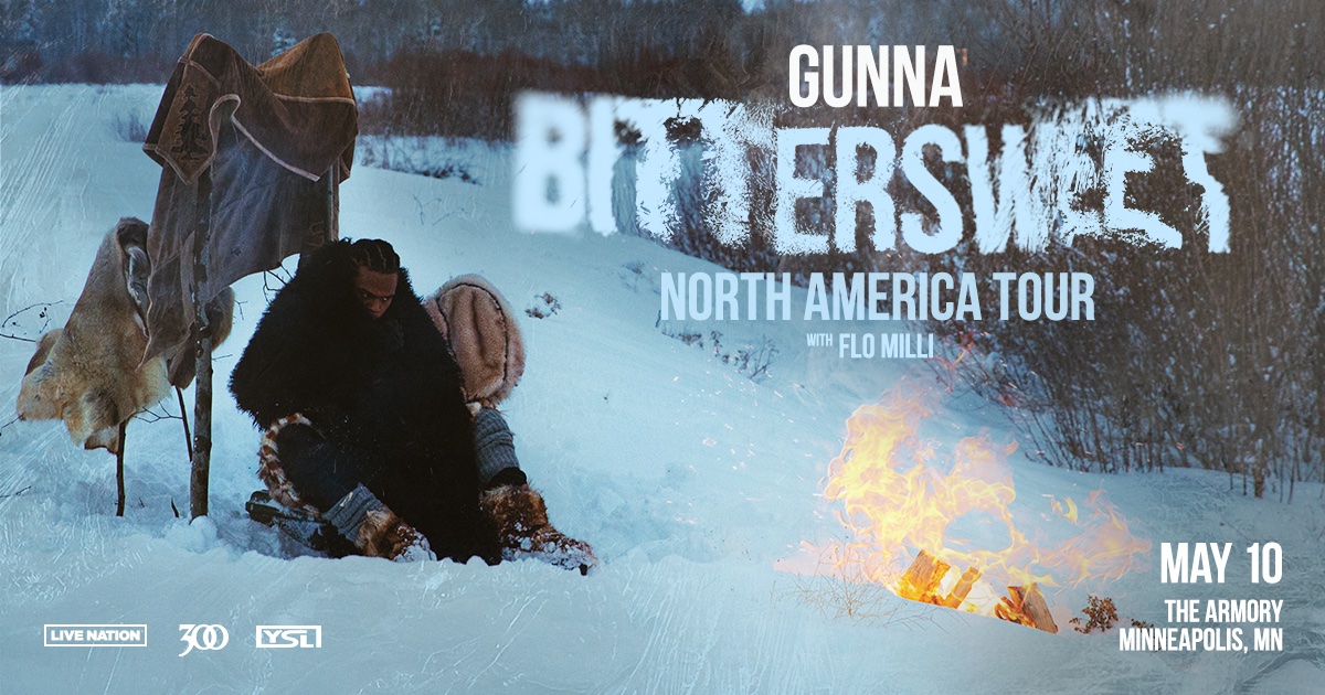 ⭐️ TOMORROW ⭐️ @1GunnaGunna: The Bittersweet Tour! Here’s what you need to know ⬇️ - Doors at 5:30pm // Show at 7pm - Bags under 12”x12”x6” - Get tix online now to avoid the wait at doors! 🎟️ armorymn.com/events/gunna