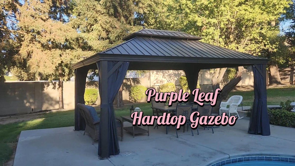 Hardtop gazebo for sun protection!
#patiolife #OutdoorLiving #outdoorentertaining #gazebo #gazebodesign #patiodecoration #gardendecor #outdoorfurniture