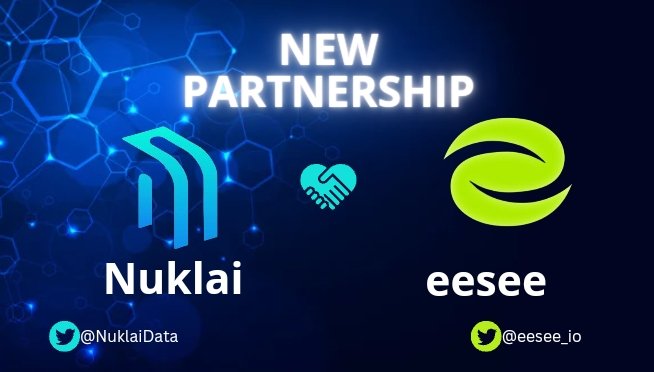 Hello nuklaians New partnership with @eesee_io They date of partnership will allow @eesee_io to monetize it's datasets for future and NFT valuation purpose and sentiment analysis of NFT prices compared to the rest of the market🌻 #NFT #Nuklai