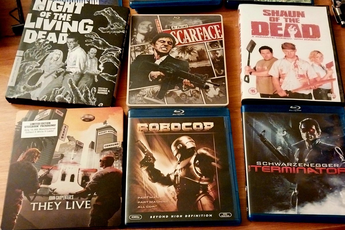 One of these will be my movie to fall asleep to. I'm leaning towards Scarface!

#movies #watchingmovies
