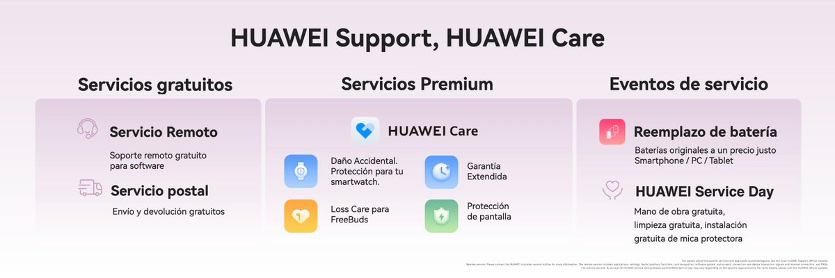 Además de presentar esta nueva serie de productos, queremos recordarte que tenemos además #HUAWEICare para cuidar de todos tus dispositivos.