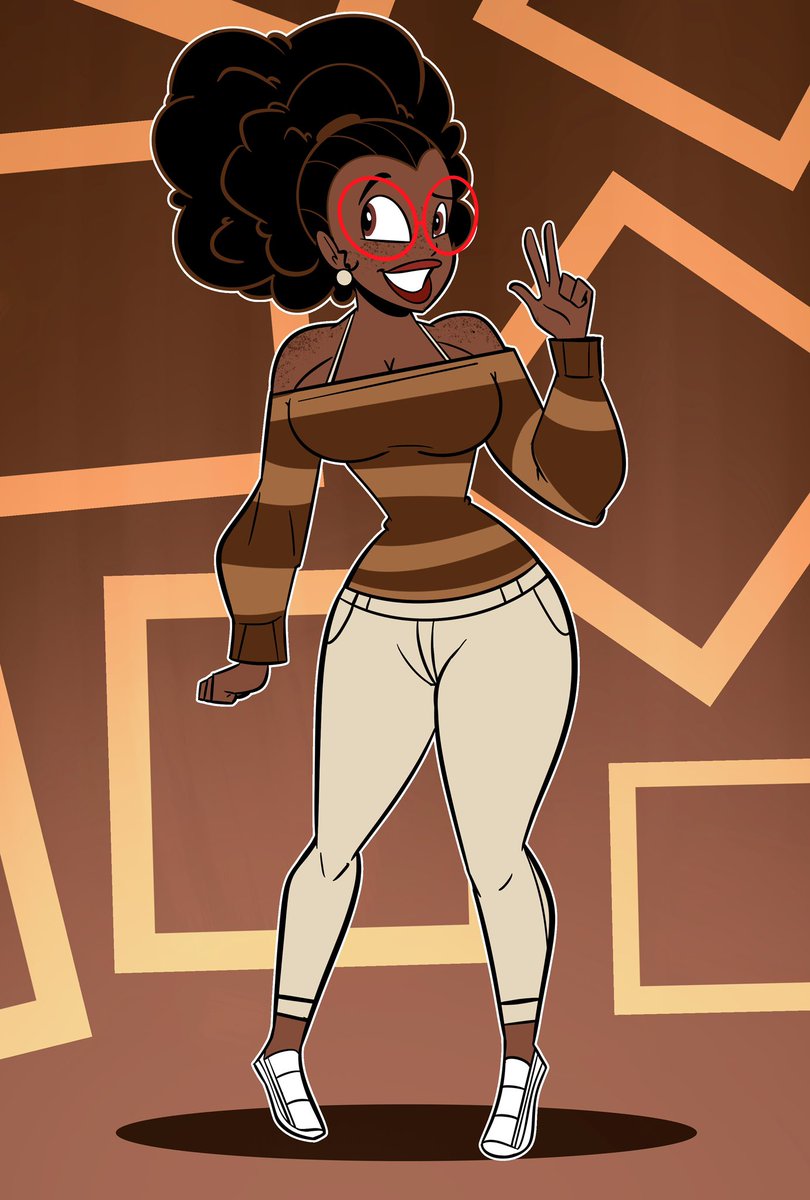 I now fully updated Misty Cocoa and I absolutely love the way she looks. 🤎 #originalcharacter