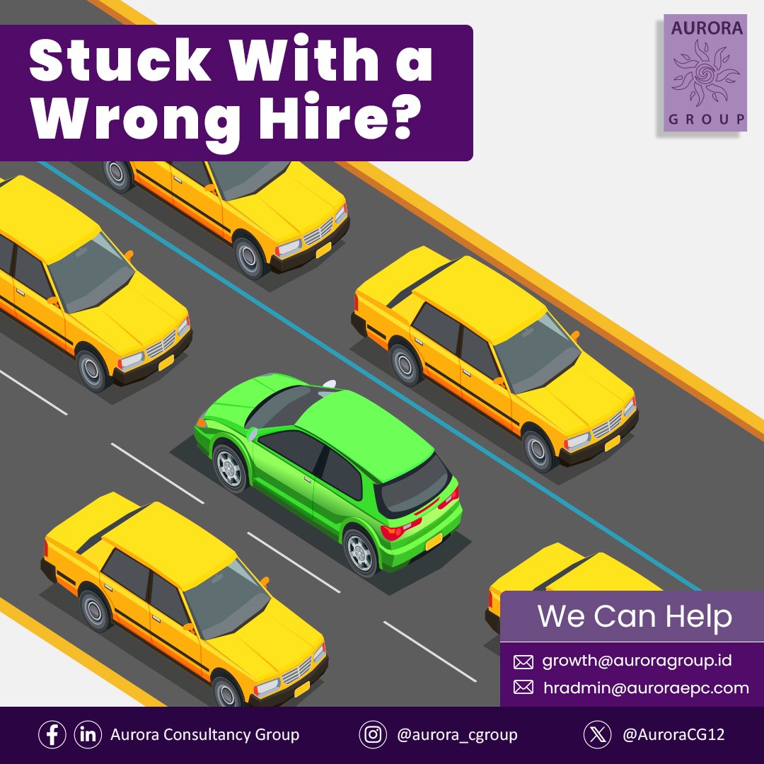 Imagine the impact of a wrong hire. Let us help you find the right fit for your company! 💼

Contact our team to explore our services.

auroragroup.id
📱 +62 896 0327 8888
✉️ admin@auroragroup.id

#AuroraJobs #JobVacancies #MarketEntrySolutions #PEOServices #EORServices