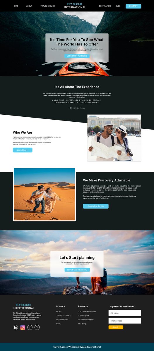 Figma Website Design 
Niche: Travel Website Landing page
--------------------
#webdesign #landingPage #Figmawebsite #website #ui  #travelwebsite #uxtips #uxwriting #uiuxtutorial #uidesigner #uidesign #uxd #uxdesigning #uxuidesigner #uxdesigns #circlemakers #uidesigns