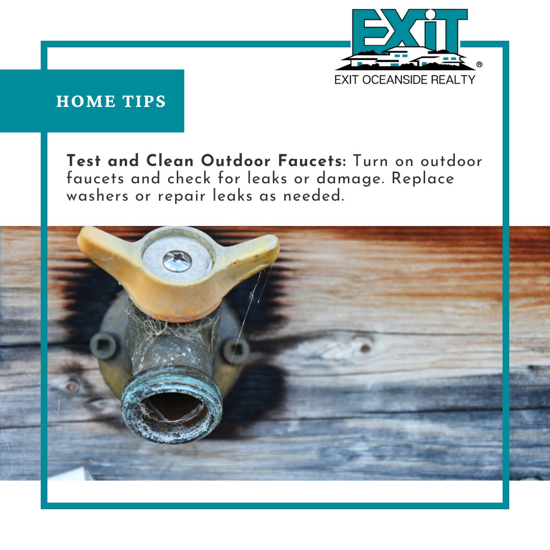 As the weather warms up, make sure to test and clean your outdoor faucets. Ensuring they're in good working order can save you from leaks and water waste. Time to prep for those spring gardening projects! 🌼🛠

#LoveEXIT #wellsmaine #exitrealty #HomeMaintenance #SpringPrep