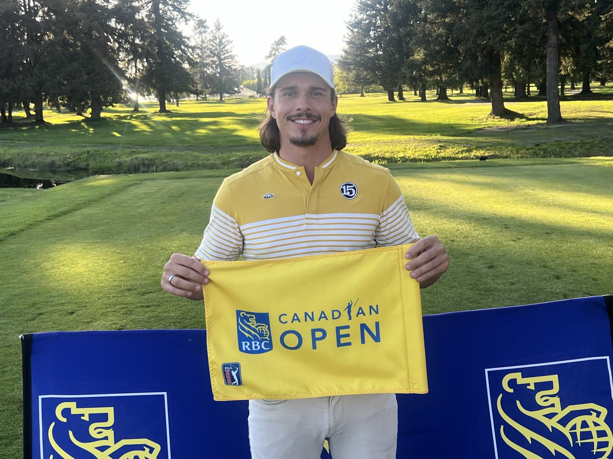 Congrats to @appstategolf alum Jake Lane for earning a spot in the RBC Canadian Open, a @PGATOUR event held later this month, by placing 1st in a regional qualifier with a 5-under 67! He won by 1 stroke thanks to an eagle on the 18th hole at @PittMeadowsGolf. 📸 @BradZiemer