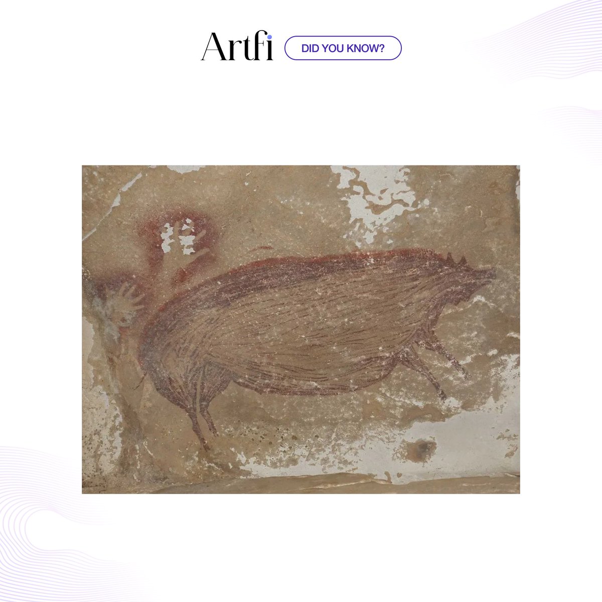 Did you know the world's oldest known figurative art, a painting of a pig on a cave wall in Indonesia, dates back over 45,500 years? #arthistory #artfi

Explore more about this: smithsonianmag.com/science-nature…