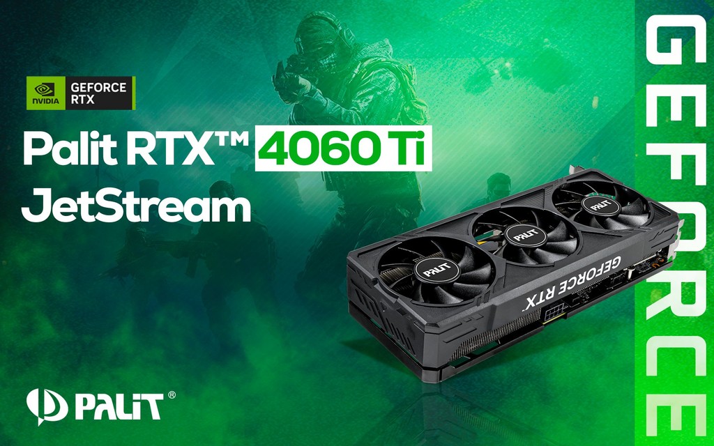 GeForce RTX 4060 Ti JetStreamはシンプルなデザインと高い静粛性で、フルHDゲーミングに最適です😉 bit.ly/4060TiJetStream 📷 gamegaraj #Palit #PalitGeForce #Nvidia #RTX4060Ti #JetStream #pcmod #GPU #PCmasterrace #pcgaming #graphiccard #custompc #graphicscard #pcbuild