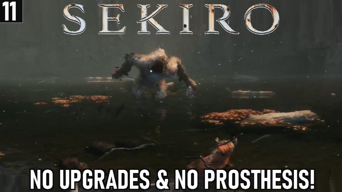 🔴Our #ChallengeRun of Sekiro continues as we continue battling the Guardian Ape! How far can I get without using skill points, damage upgrades, or the prosthesis? Let's find out! youtu.be/acag1FBrupM

#SEKIRO #twitchaffiliate