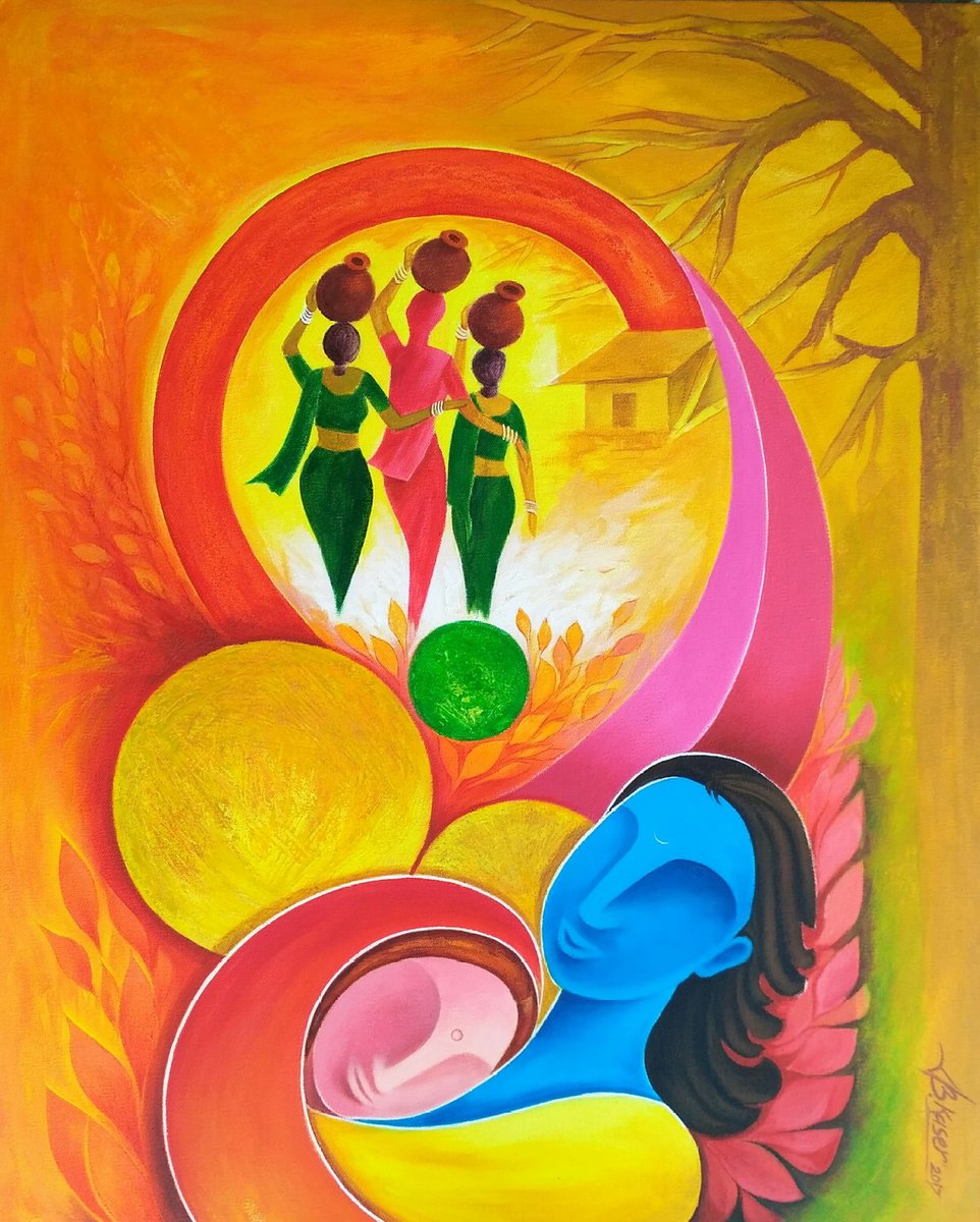 Dive into the essence of pure, eternal love as we explore the profound bond of a mother's love. 
#Art #Artist #Colors #CanvasPainting #PaintingForSale #HandPainting #ContemporaryArt #AbstractPaintings #ModernPaintings #AcrylicPaintings #FigurativePainting