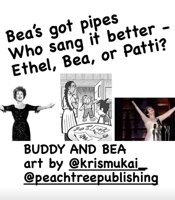 Bea could work Broadway before microphones @PeachtreePub @krismukai @aecbks @TransLitAgency #chapterbooks #chapterbooksforkids #chapterbookseries #broadwaydivas #theaterkids