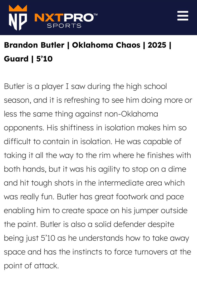 Oklahoma Chaos Hoops_Elite (@deangeloander10) on Twitter photo <a href="/iam_B405/">Brandon Butler</a> put together a really great weekend, seeing his game takeoff weekend after weekend, on both ends <a href="/iam_B405/">Brandon Butler</a> put together a really great weekend, seeing his game takeoff weekend after weekend, on both ends