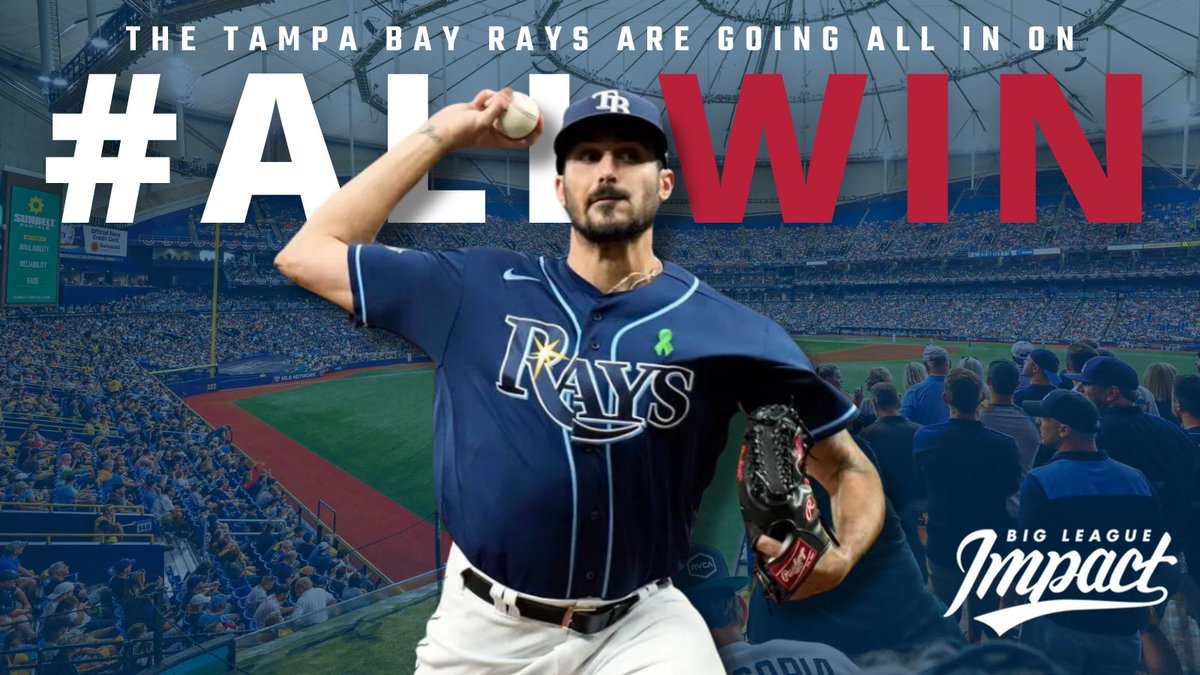 #Rays pitcher @zeflin12 has pledged a $100 donation to @rmhtampabay for every strikeout he records this season (39 so far!). #Rays fans can help Eflin make an even BIGGER impact for the families of pediatric patients by making a donation of their own at bigleagueimpact.org/allwintampabay.